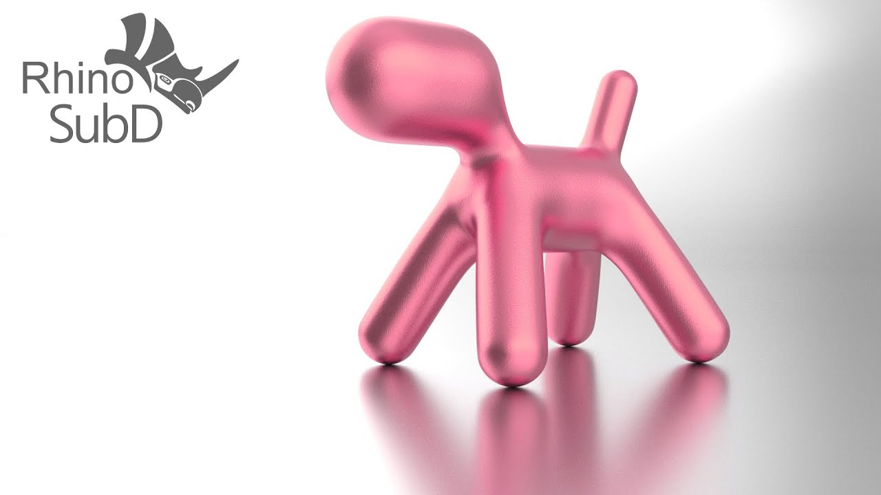 Rhino SubD - Magis Puppy Chair ( 有教學解說  記得開字幕！)