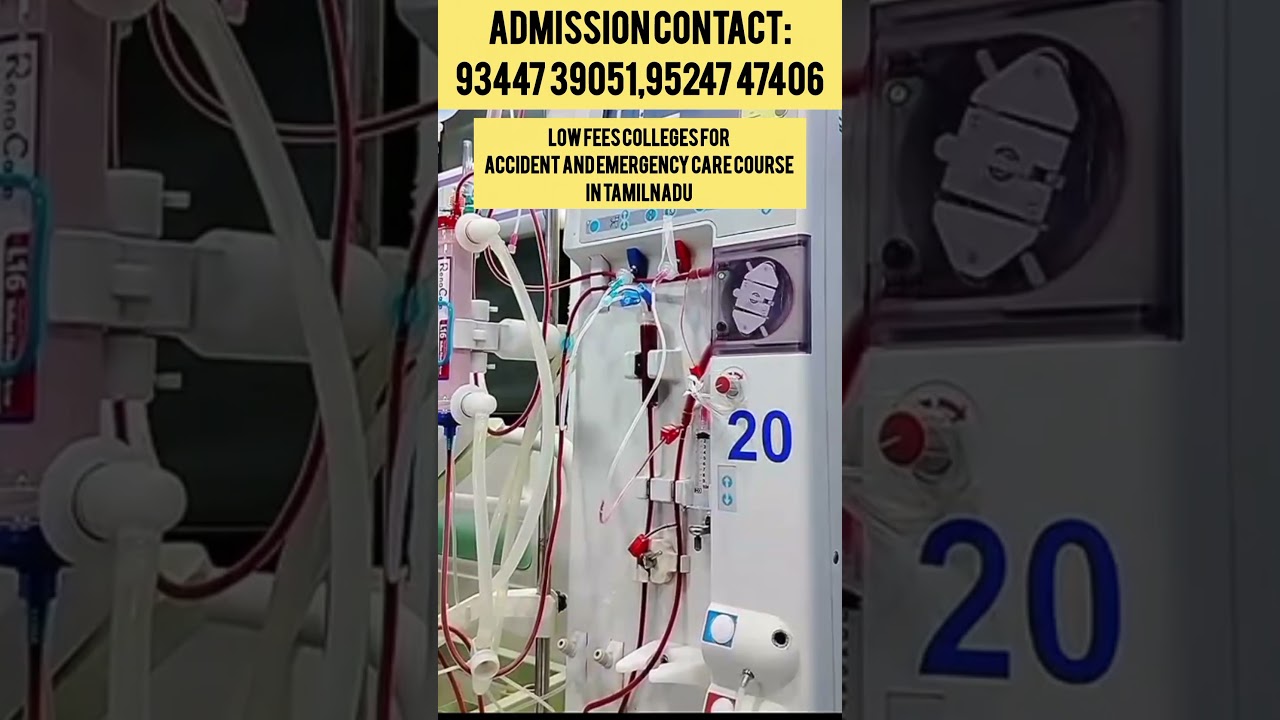 low fees colleges for accident and emergency care course in Tamilnadu #accident #emergency #lowfees