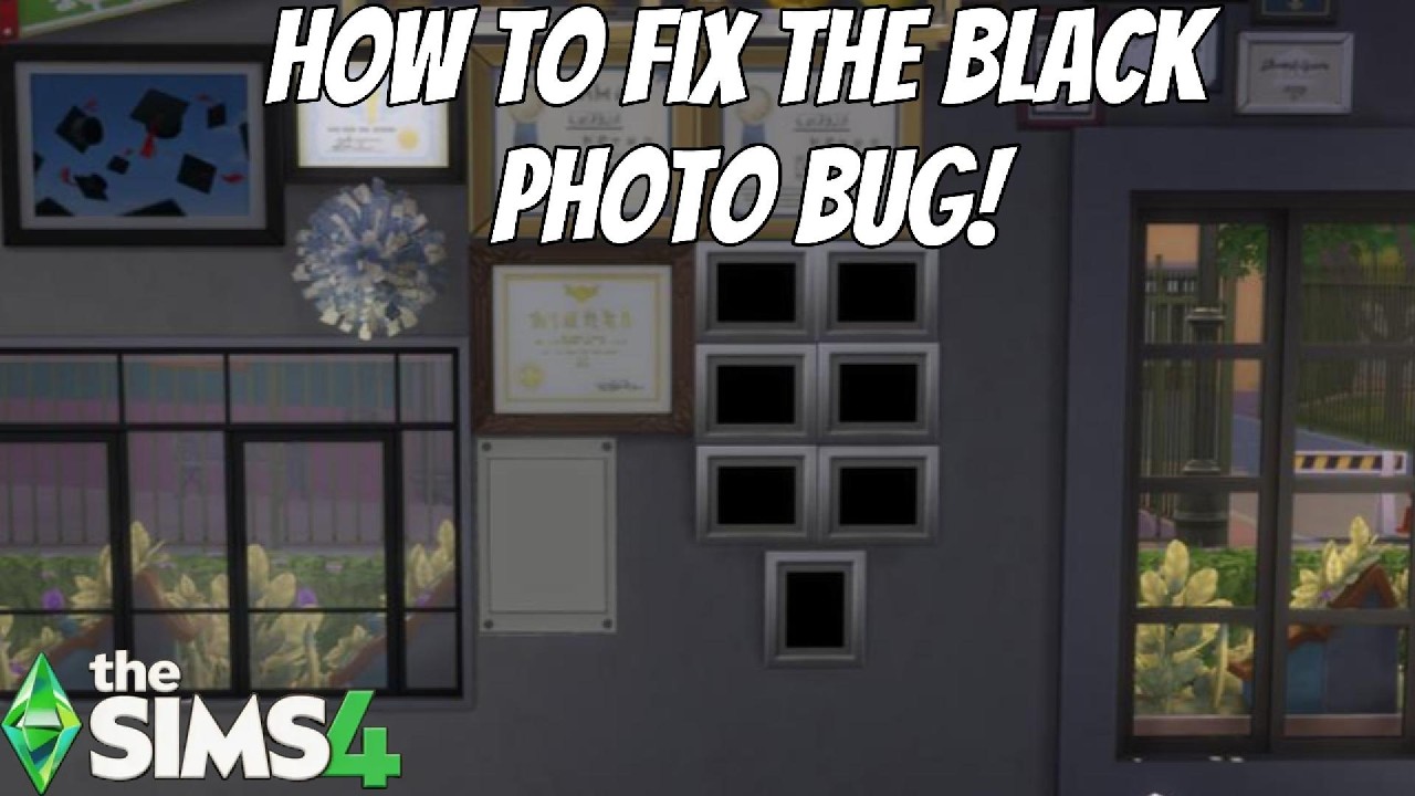 The Sims 4 How To Fix The Black Photo Bug! #sims4 #thesims4 #gamergirl #video