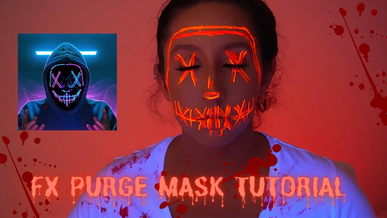 Easy Purge Mask FX Makeup Tutorial | Halloween 2021 Series