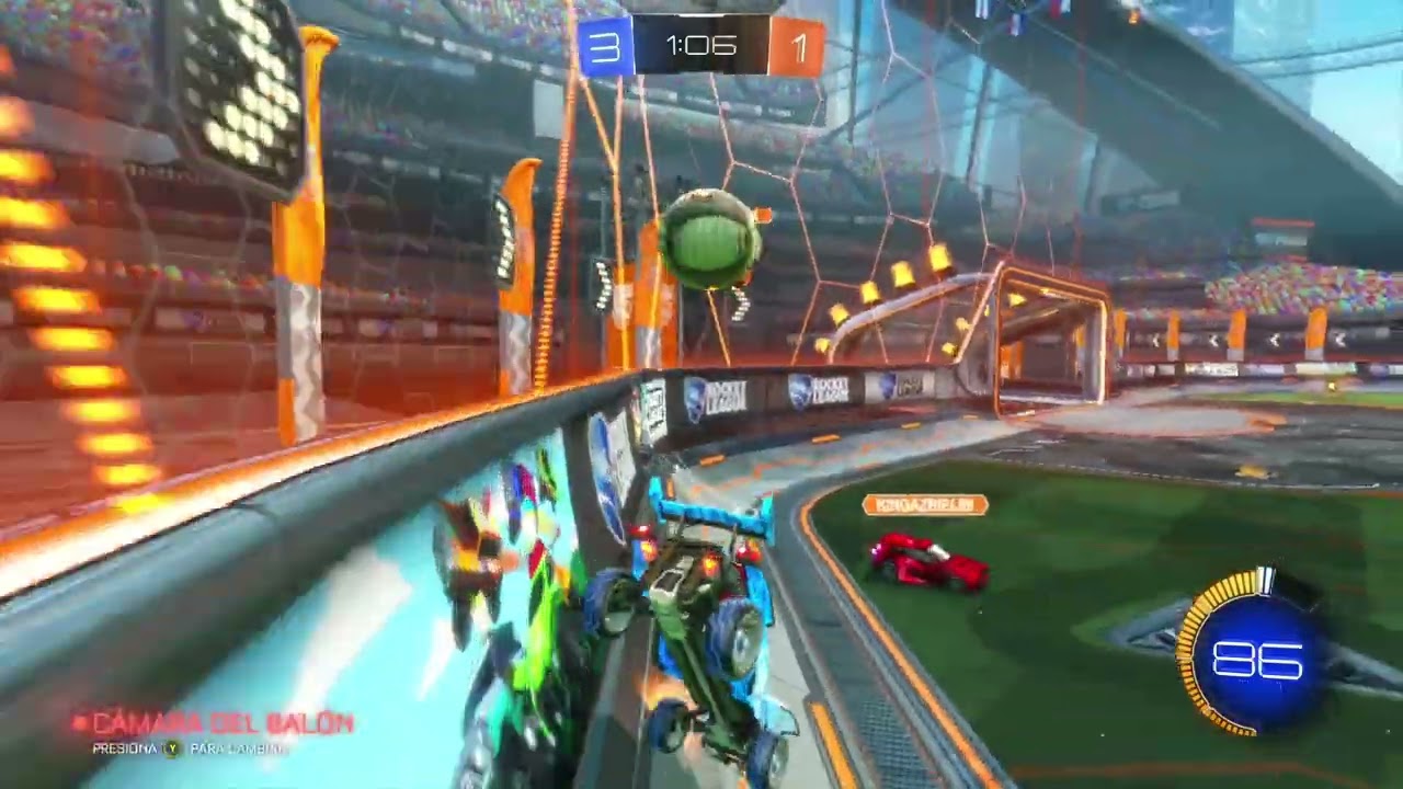 VICTORIA RANGO DIAMANTE EN ROCKET LEAGUE TEMPORADA 21 COMPETITIVO 2V2 PARTIDO DE ROCKET LEAGUE #158