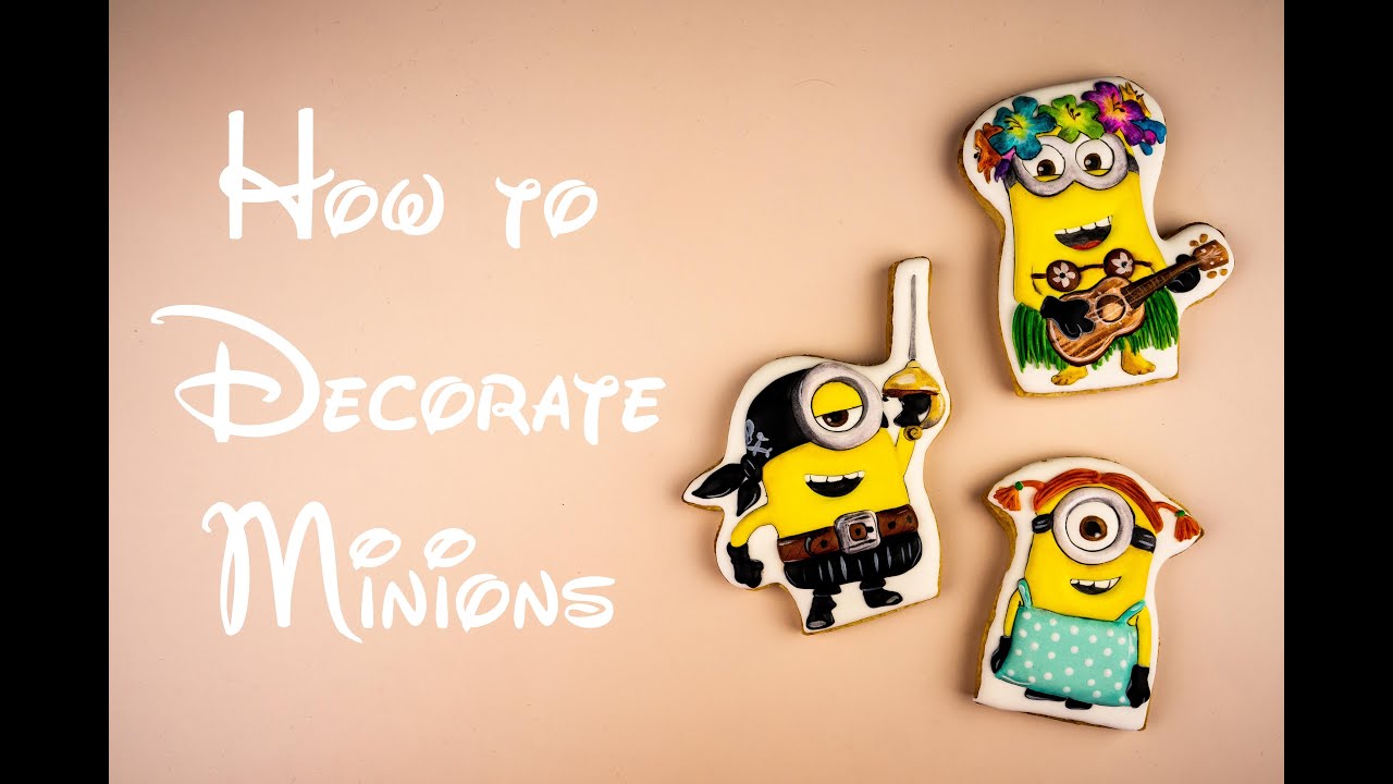 How to decorate minions cookies | Despicable Me