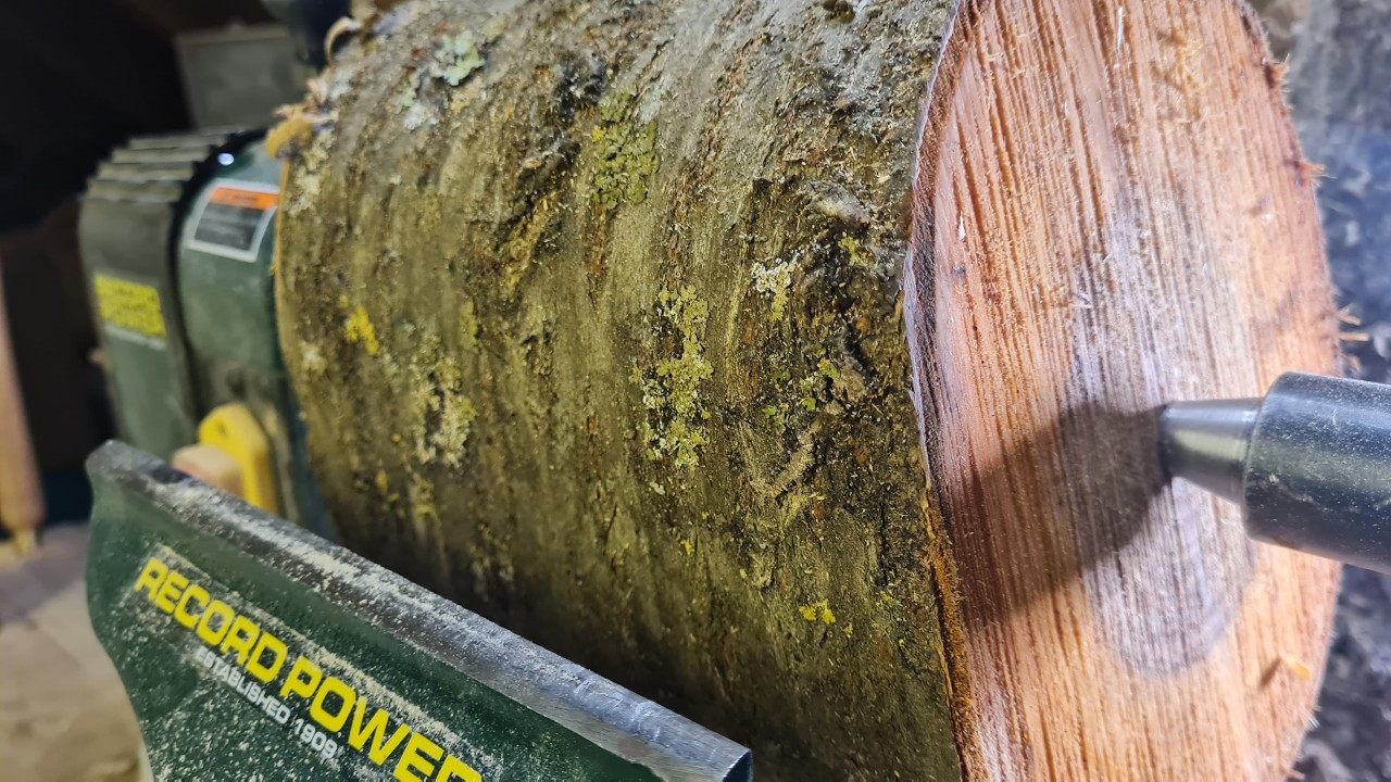 Woodturning: cherry wood
