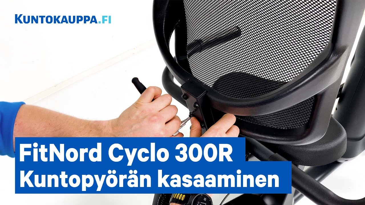 FitNord Cyclo 300R Kuntopyörän (Rekumbentti) kokoaminen