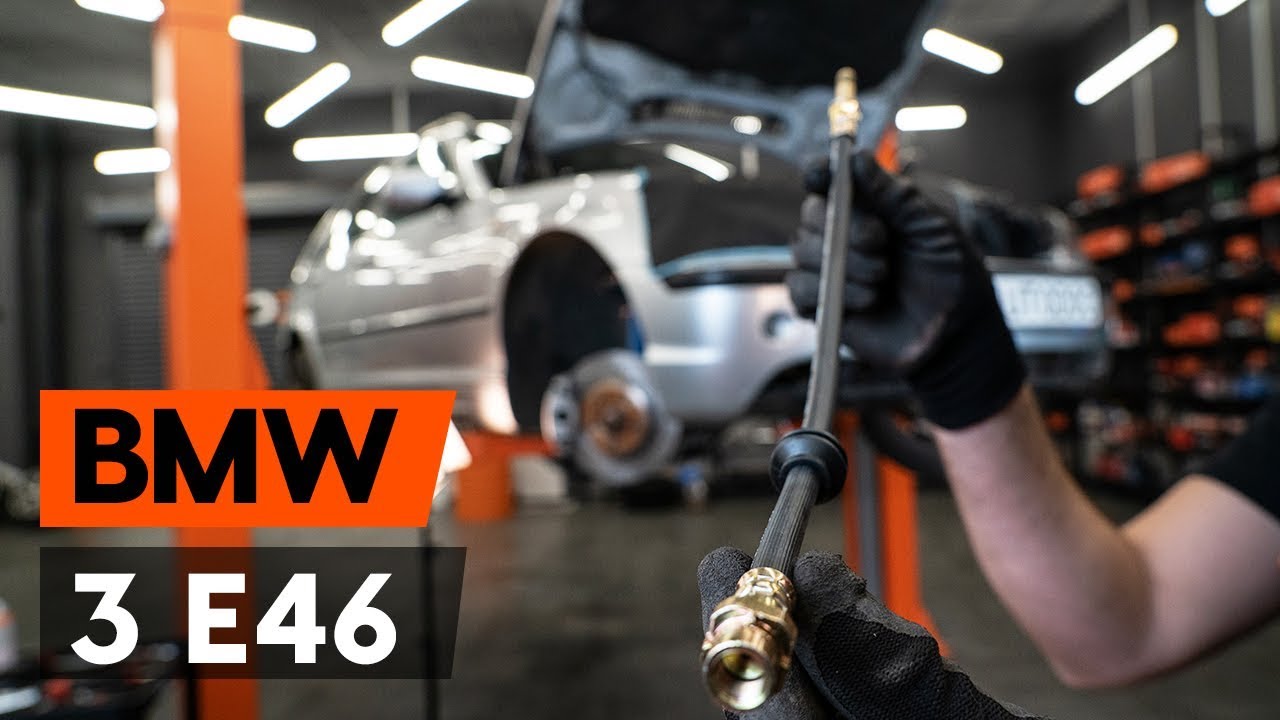 How to change brake hose on BMW 3 (E46) [TUTORIAL AUTODOC]