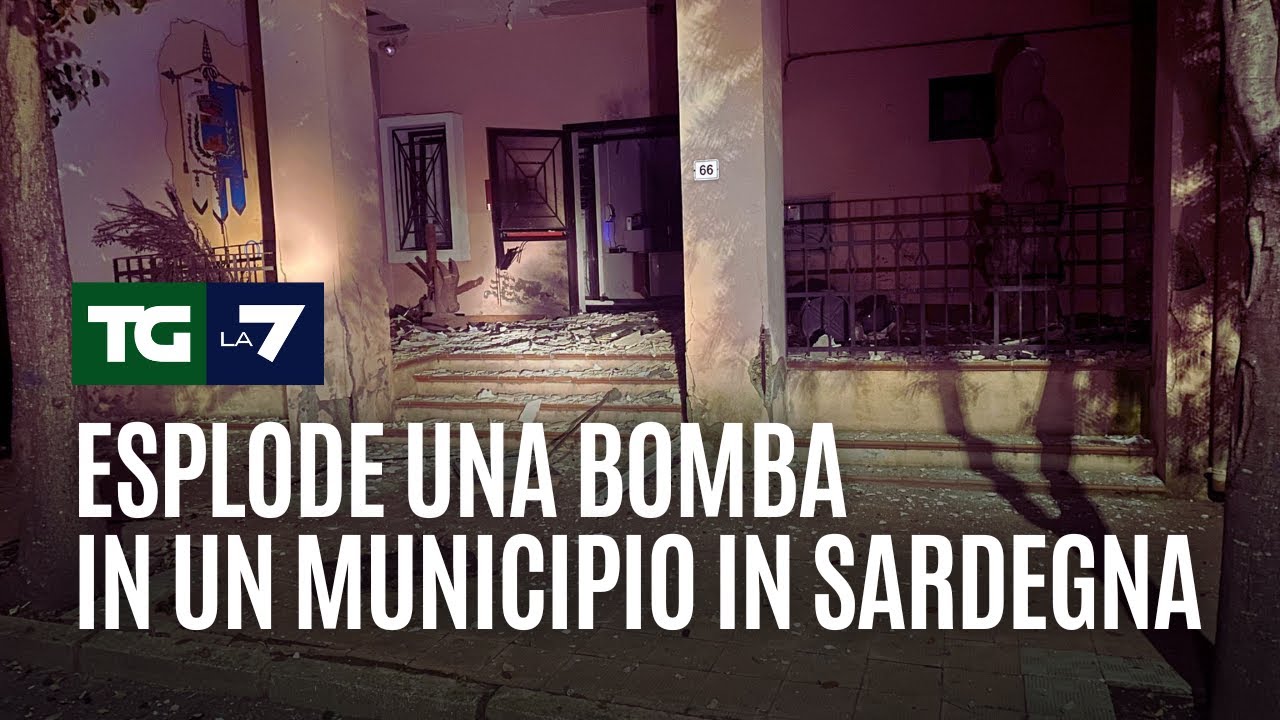 Esplode una bomba in un municipio in Sardegna