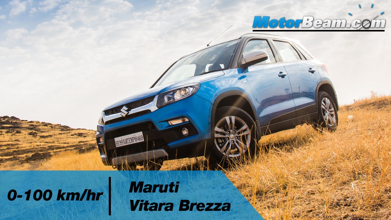 Maruti Vitara Brezza 0-100 km/hr | MotorBeam