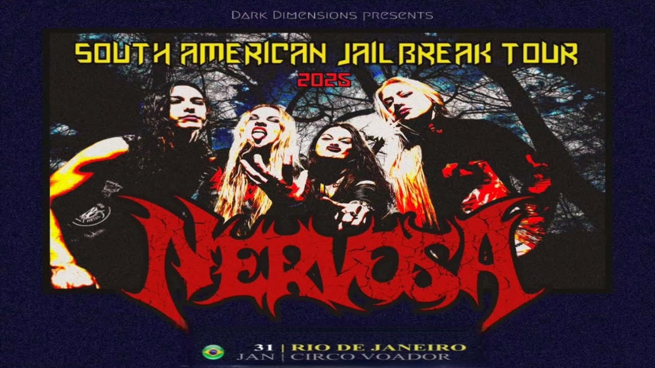 NERVOSA - Circo Voador - Jail Break Tour 2025