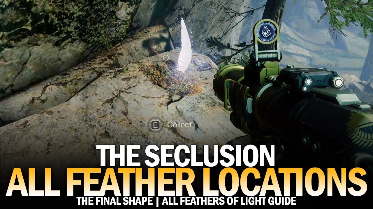 All 5 Feathers in The Seclusion Locations Guide (Feathers of Light Triumph) [Destiny 2]