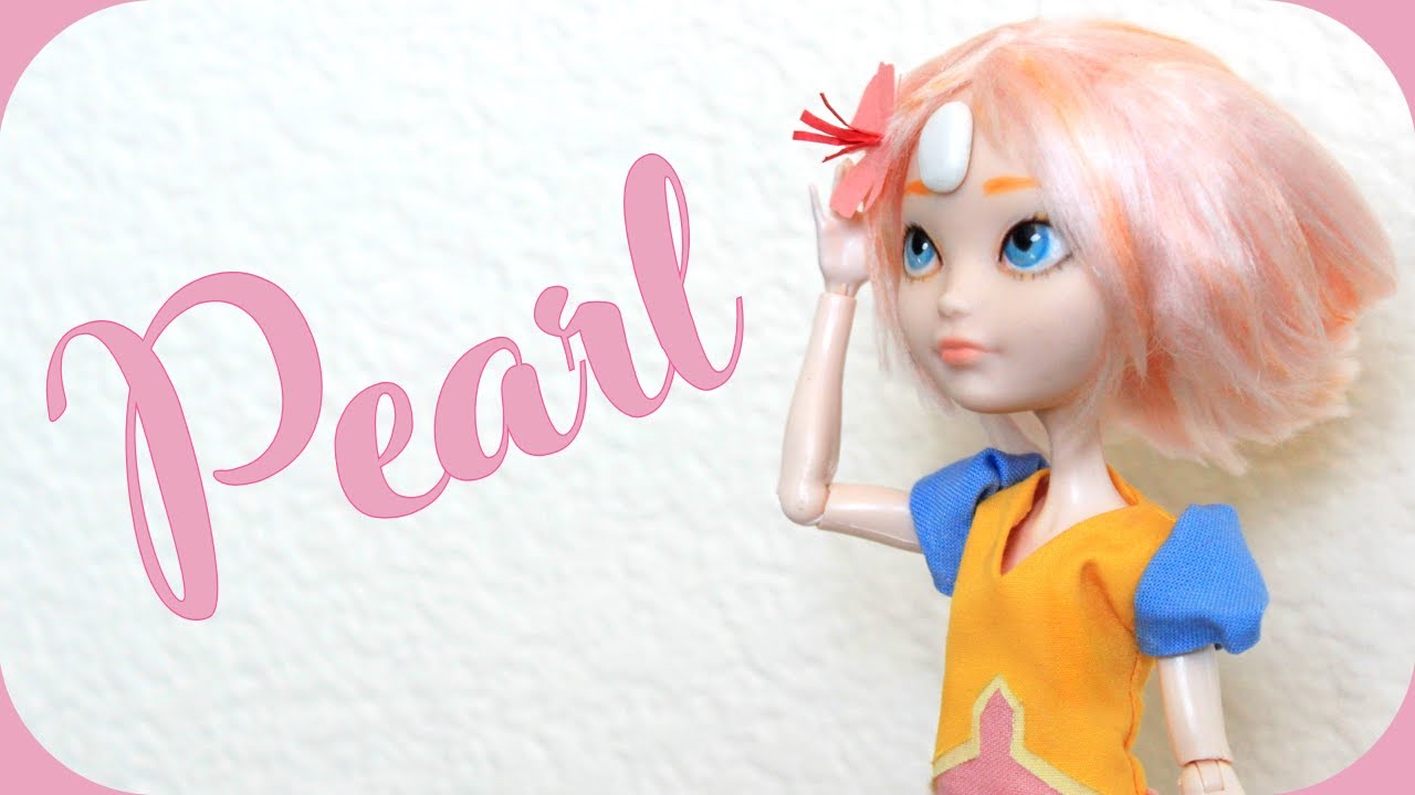 Making a PEARL Doll! (Past Pearl-- A Single Pale Rose) (Steven Universe)