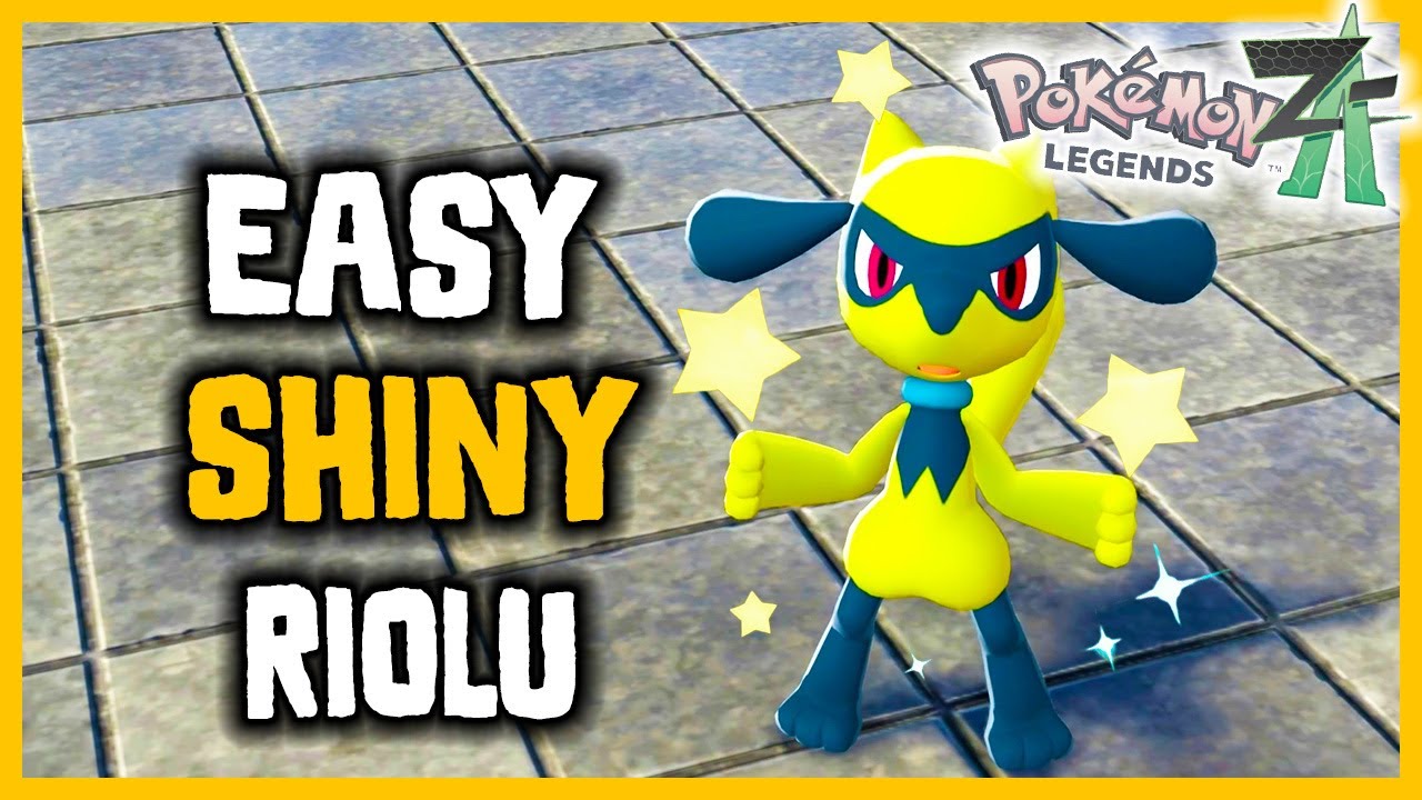 Как легко получить SHINY RIOLU – Pokémon Legends Z-A 💎🐶