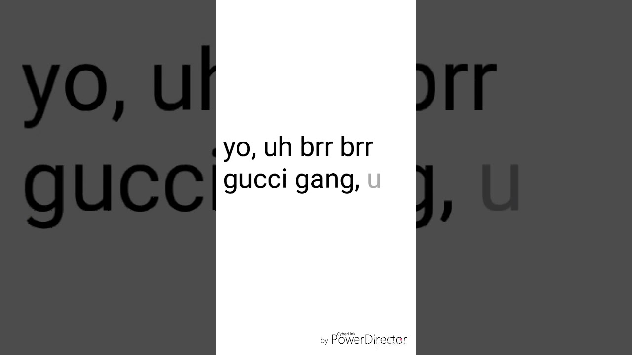 Malay version gucci gang : short song