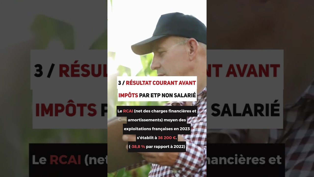 REVENUS AGRICOLES : 5 chiffres &agrave; retenir