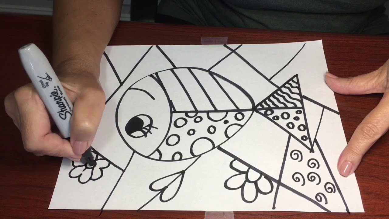 Romero Britto Fish