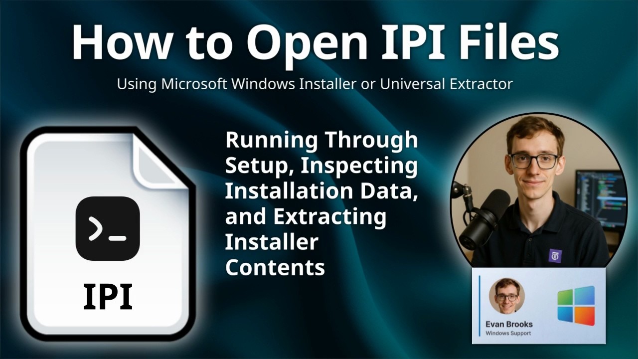 Как открыть файлы IPI (данные установщика Microsoft Windows)