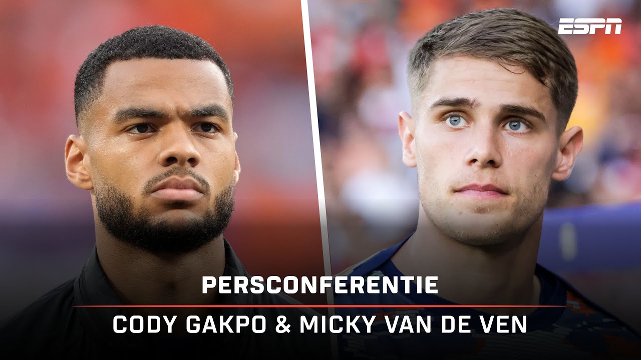 Cody Gakpo en Micky van de Ven 🎙️ | PERSMOMENT ORANJE 🟠