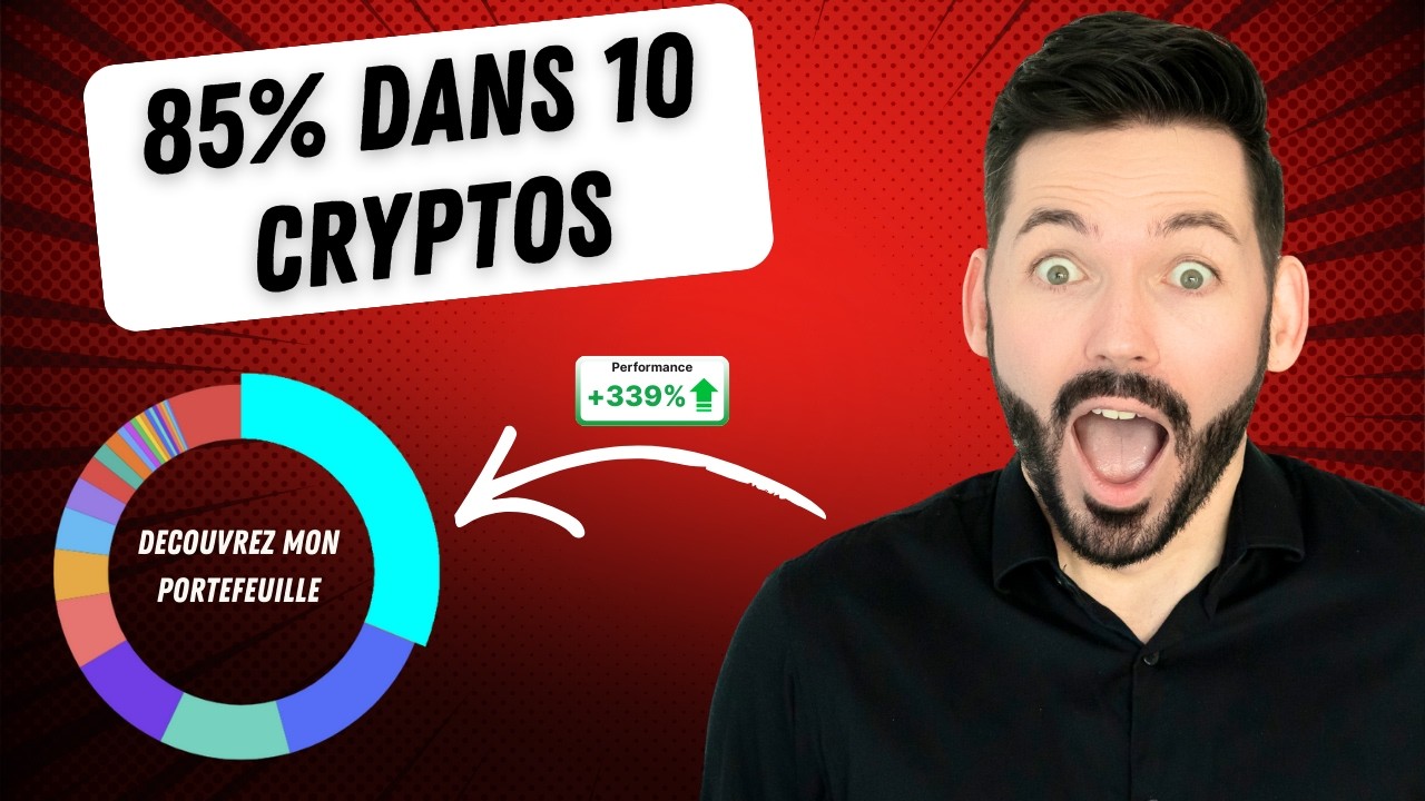 Top 10 Cryptos qui vont Exploser en 2026 (85% de mon portefeuille dans 10 Cryptos) ?