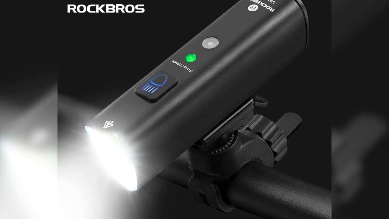 Latest Products You Must Know! ROCKBROS Bike Light Bicycle Light Smart Vibration Sensing 1000Lumen