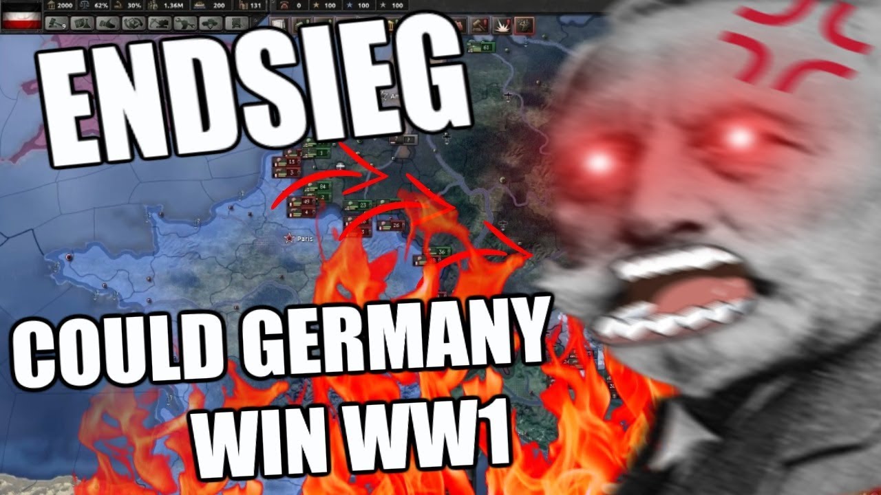 Hearts Of Iron 4: WW1 ENDSIEG - COULD GERMANY HAVE WON WW1?