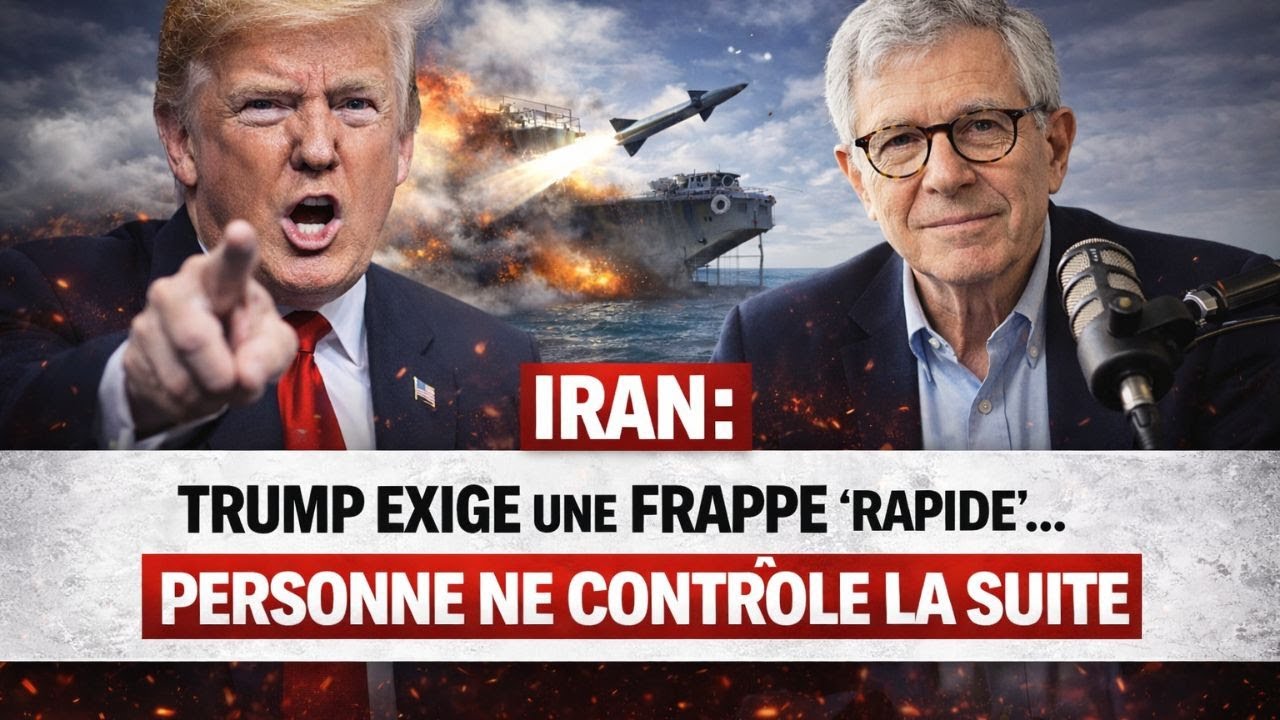 DERNIÈRE MINUTE — Trump réclame une frappe rapide en Iran : l’escalade commence