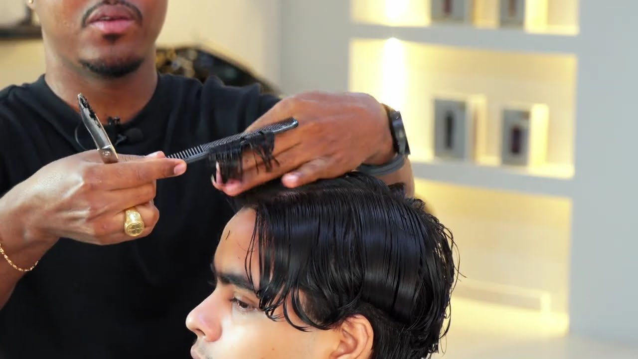 CÓMO CORTAR ARRIBA EN ORDEN Y SUPER FÁCIL 😱🔥 CÓMO HACER UN POMPADOUR