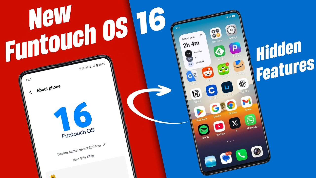 🔥OMG! Funtouch OS 16 New Features | Best Features Funtouch OS 16 Update