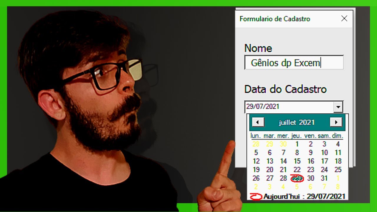 Como Adicionar um Calendário no Userfom (Passo a Passo COMPLETO)