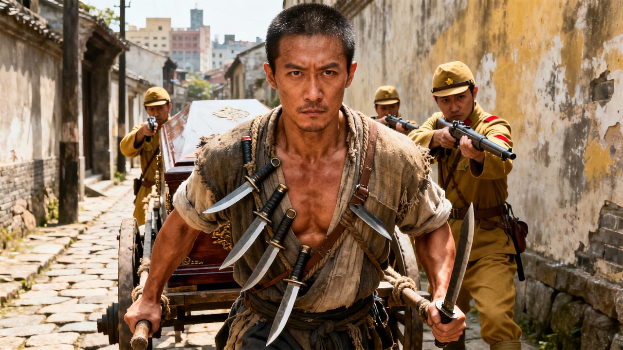 Chàng Kéo Xe Lộ Thân Phận Đặc Công Ẩn, Một Phi Đao Quét Sạch 100 Quân Nhật!