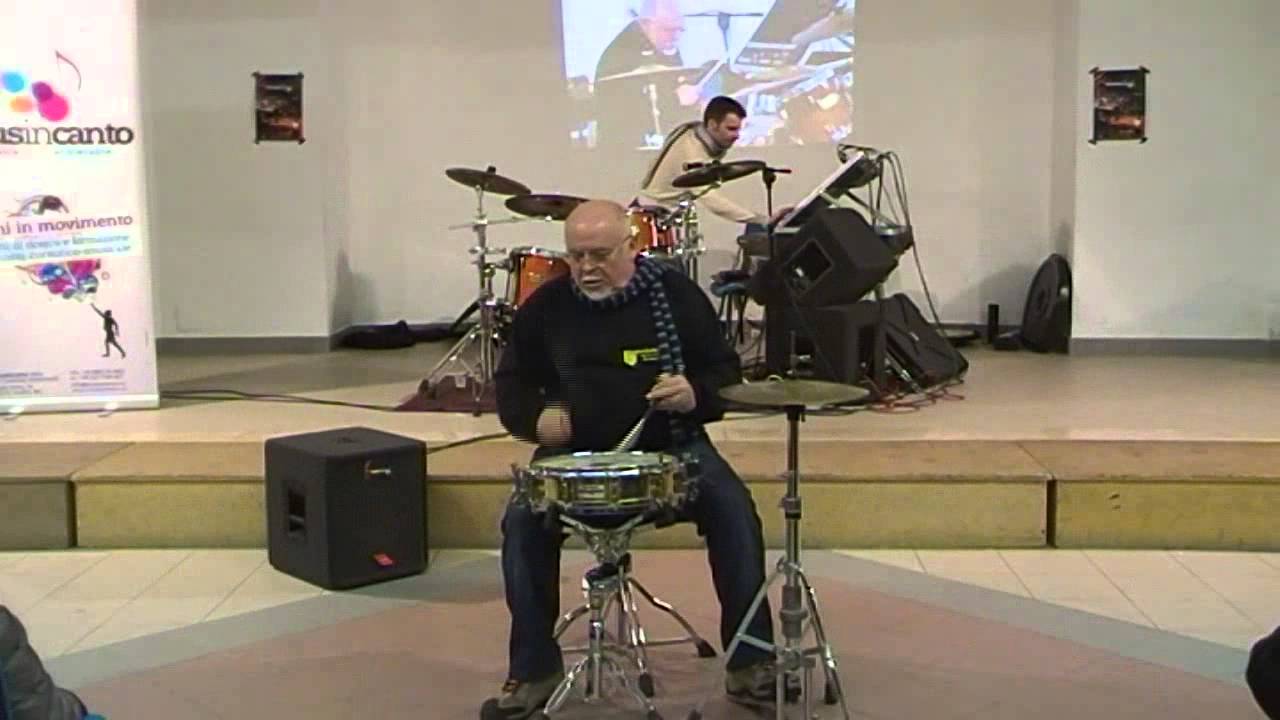 Drum Master Class ad Andria con Ellade Bandini