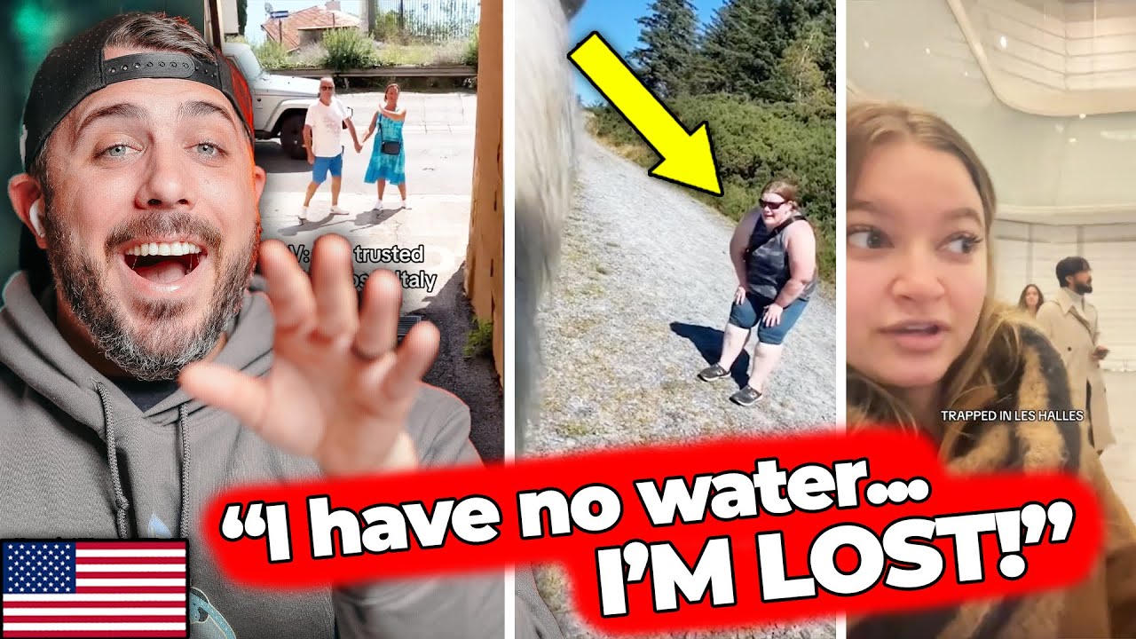 Americans Get Lost in Europe… Natural Instincts Go Out the Window 😂