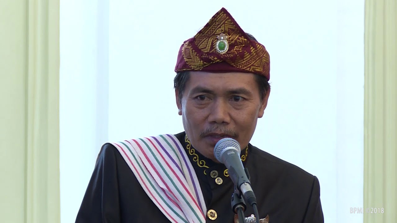 Menerima Raja dan Sultan se-Indonesia, 4 Januari 2018