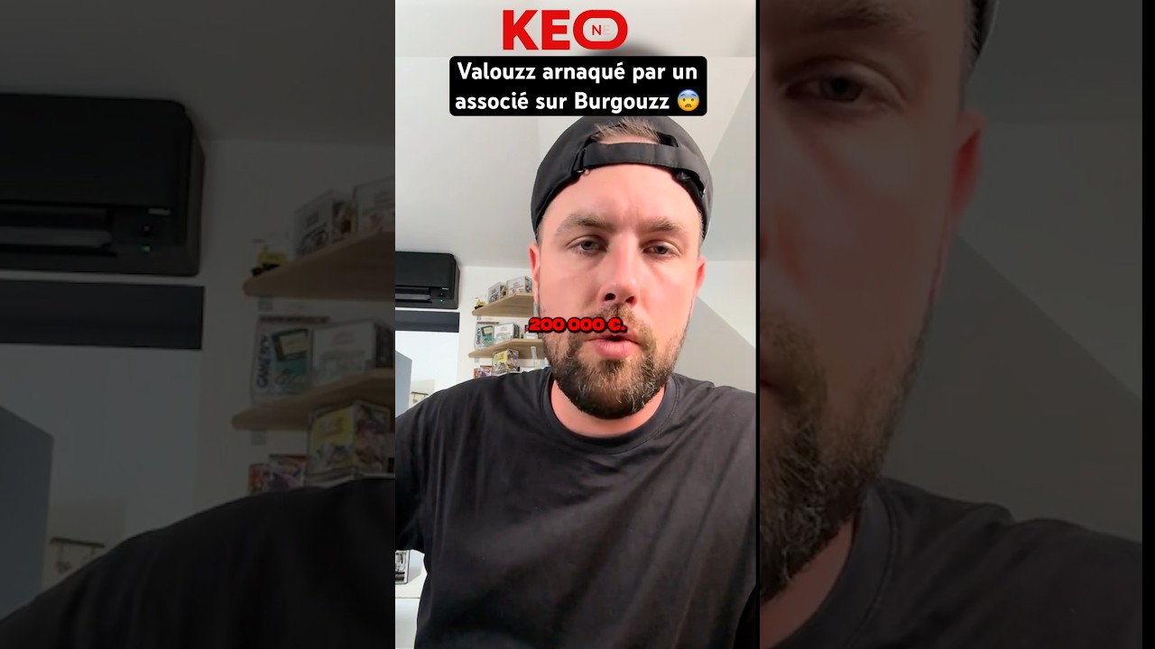 VALOUZZ ARNAQU&Eacute; PAR UN ASSOCI&Eacute; SUR BURGOUZZ 😨 (le pauvre) #shorts #drama #valouzz #burgouzz #tiktok