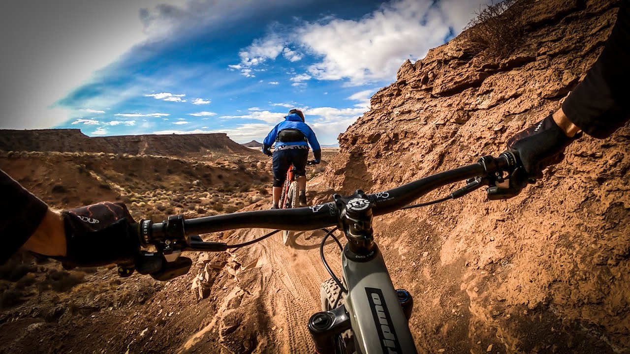 These are the EASY trails? | Mountain Biking Southern Utah on Dead Ringer and Bearclaw Poppy