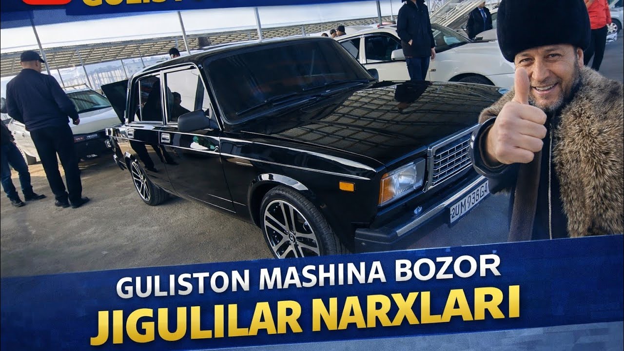 Guliston mashina bozori Jiguli narxlari 07.03.2026 Dehqonlardan arzon Jiguli sotuvda