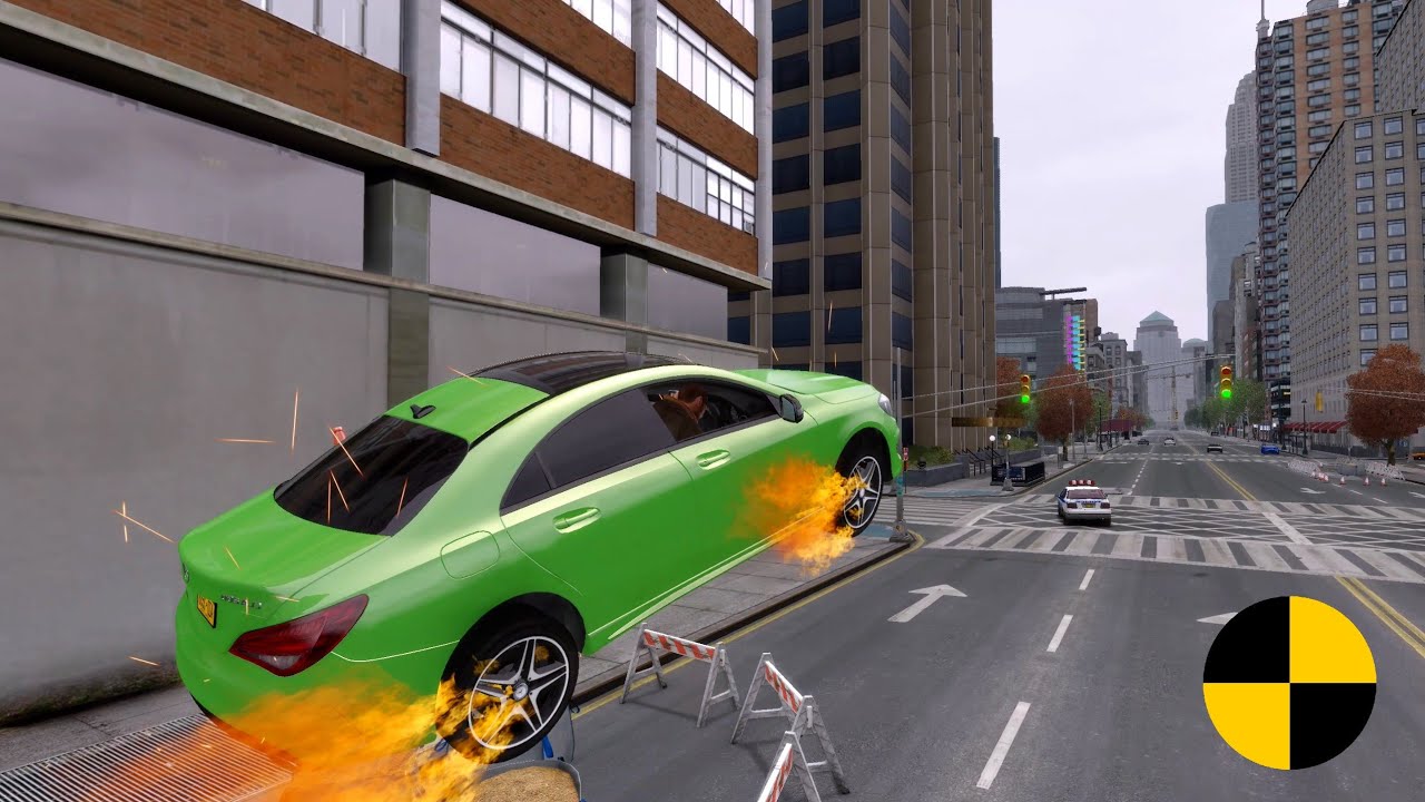 GTA 4 CRASH TESTING REAL CAR 36