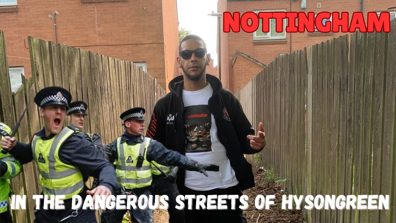 IN THE DANGEROUS STREETS OF HYSON GREEN, NOTTINGHAM