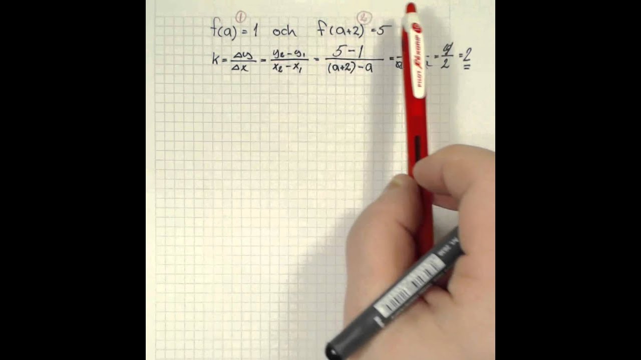 Matematik 2b Kap 1 Uppgift 1340