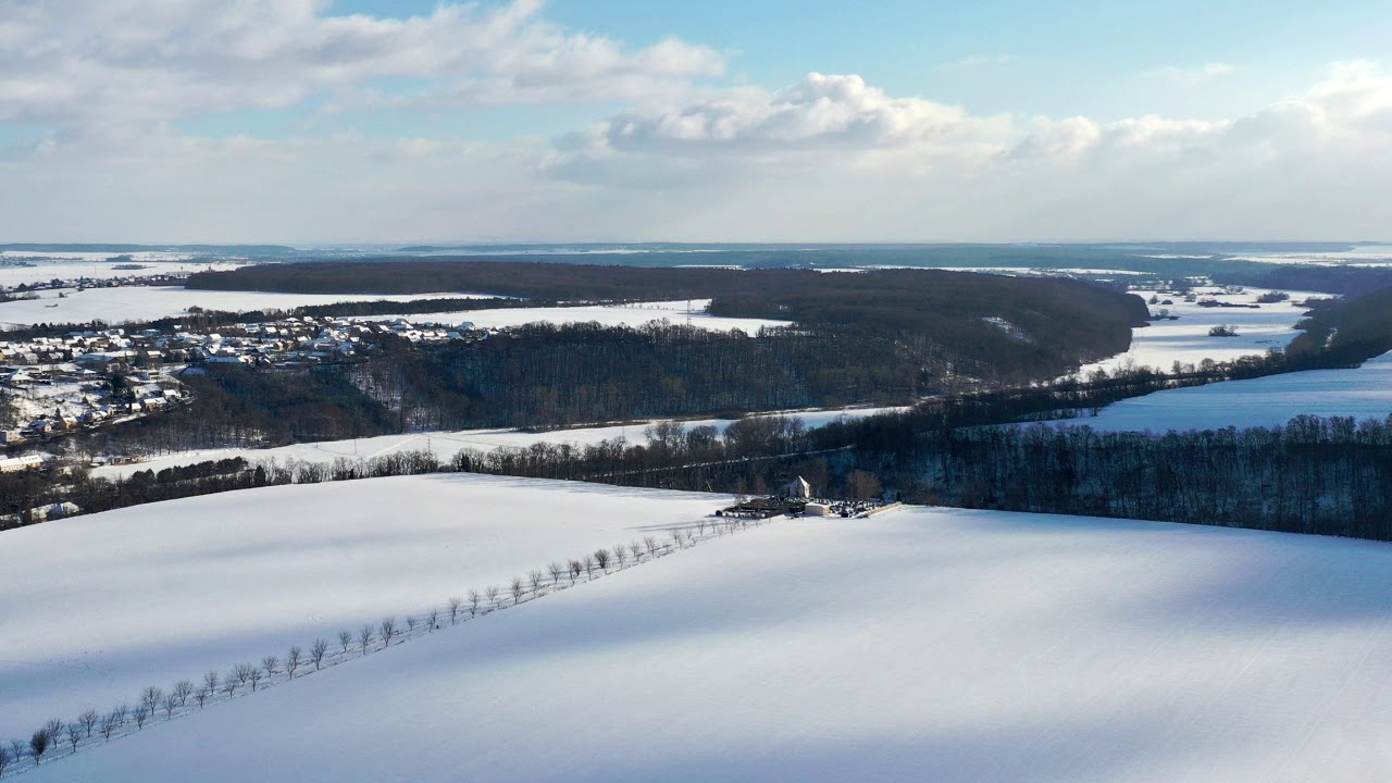 (4K) Zima 2021 - pohled shora na Krnsko
