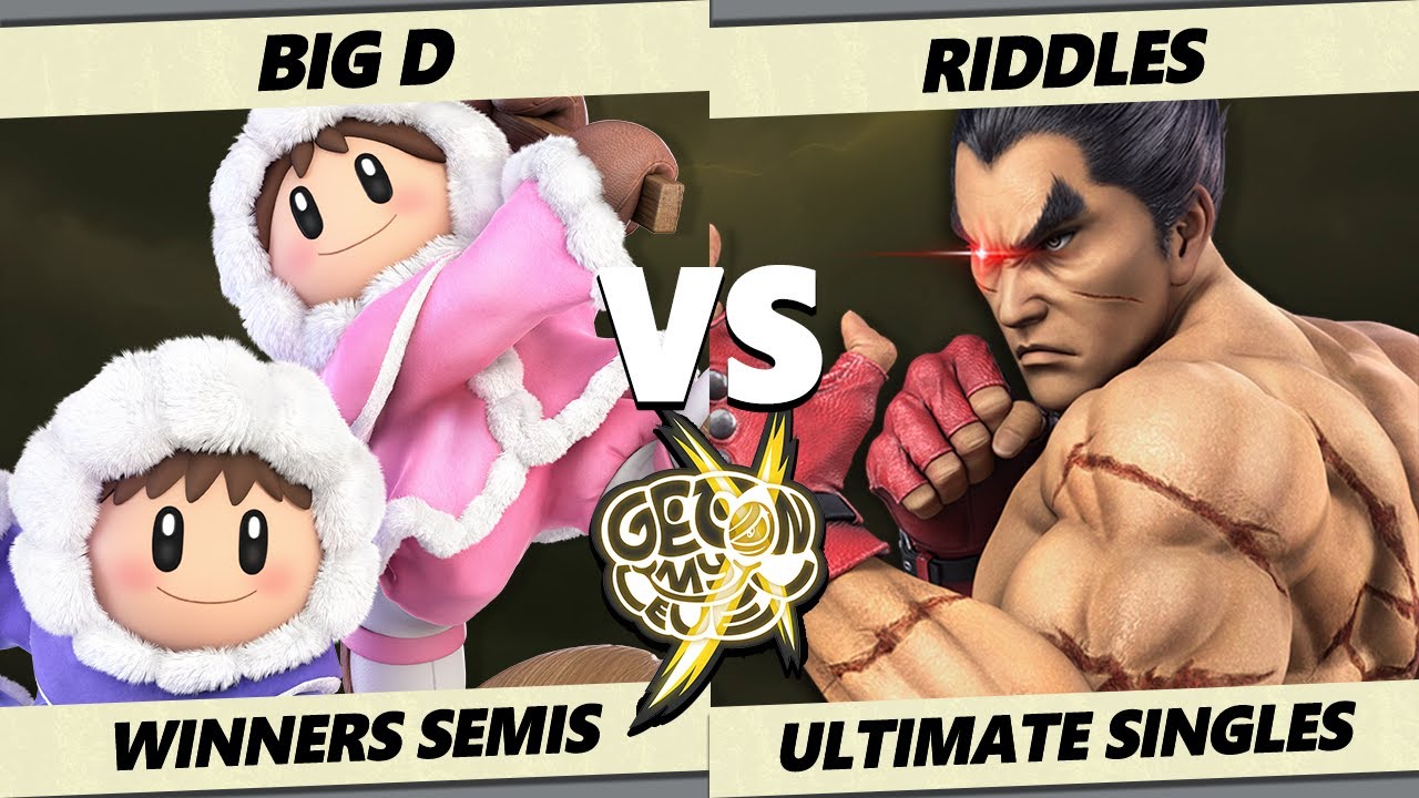 GOML X TOP 8 - Riddles (Kazuya) Vs. Big D (Ice Climbers) Smash Ultimate - SSBU