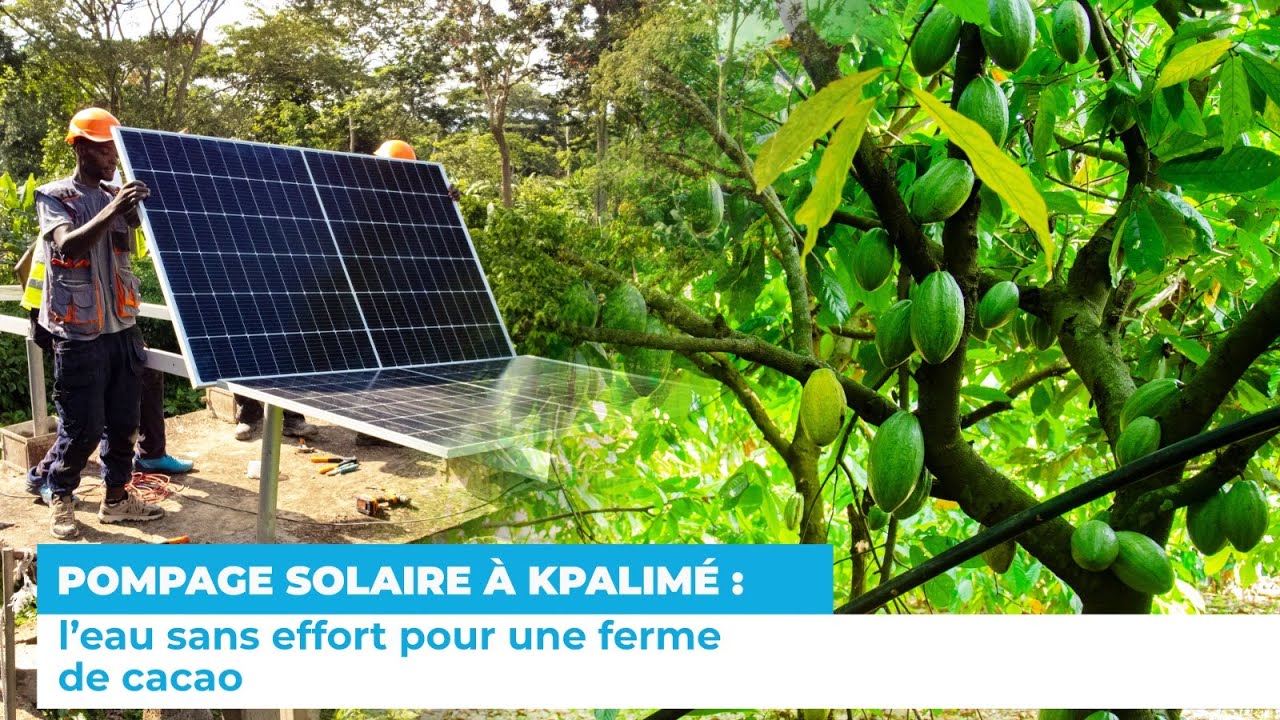 L'eau sans effort pour une ferme de cacao à Agapétodji dans le Kloto
