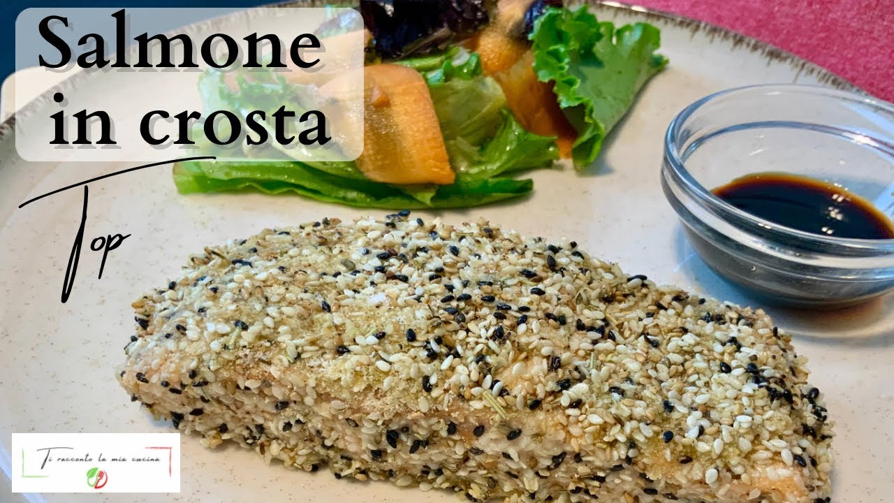SALMONE IN CROSTA | Con semi di sesamo e erbe aromatiche