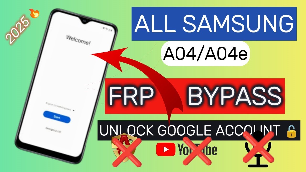 All Samsung A04/A04e 🔥 FRP Bypass || Remove Google Account 💯 2025