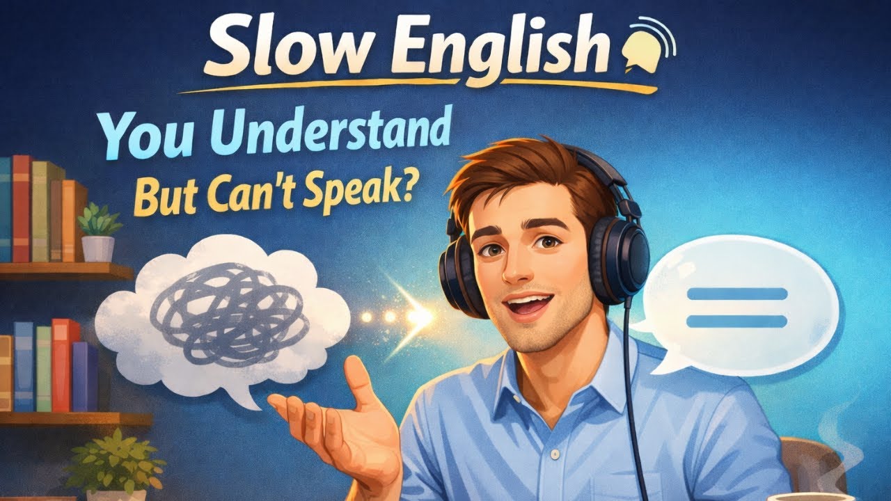 You Understand English but Can’t Speak? Do This  | Shadowing Practice