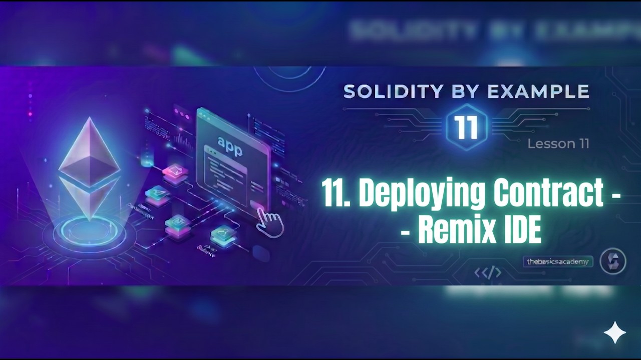 How to Deploy a Smart Contract on Ethereum Using Remix IDE | Solidity Tutorial for Beginners