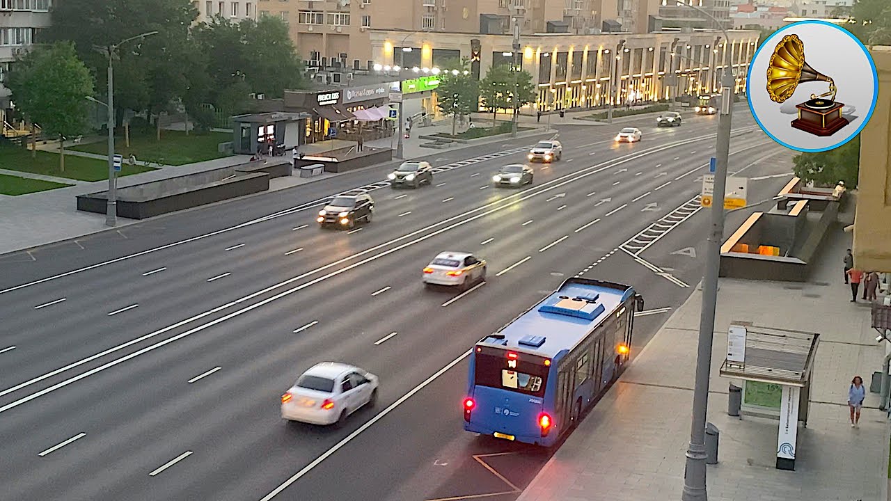 Звук проезжающих машин за окном, расслабляющие звуки для сна.