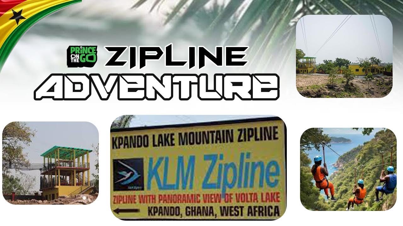 Ziplining With Breathtaking Views of Volta Lake | KLM Zipline, Ghana #travel