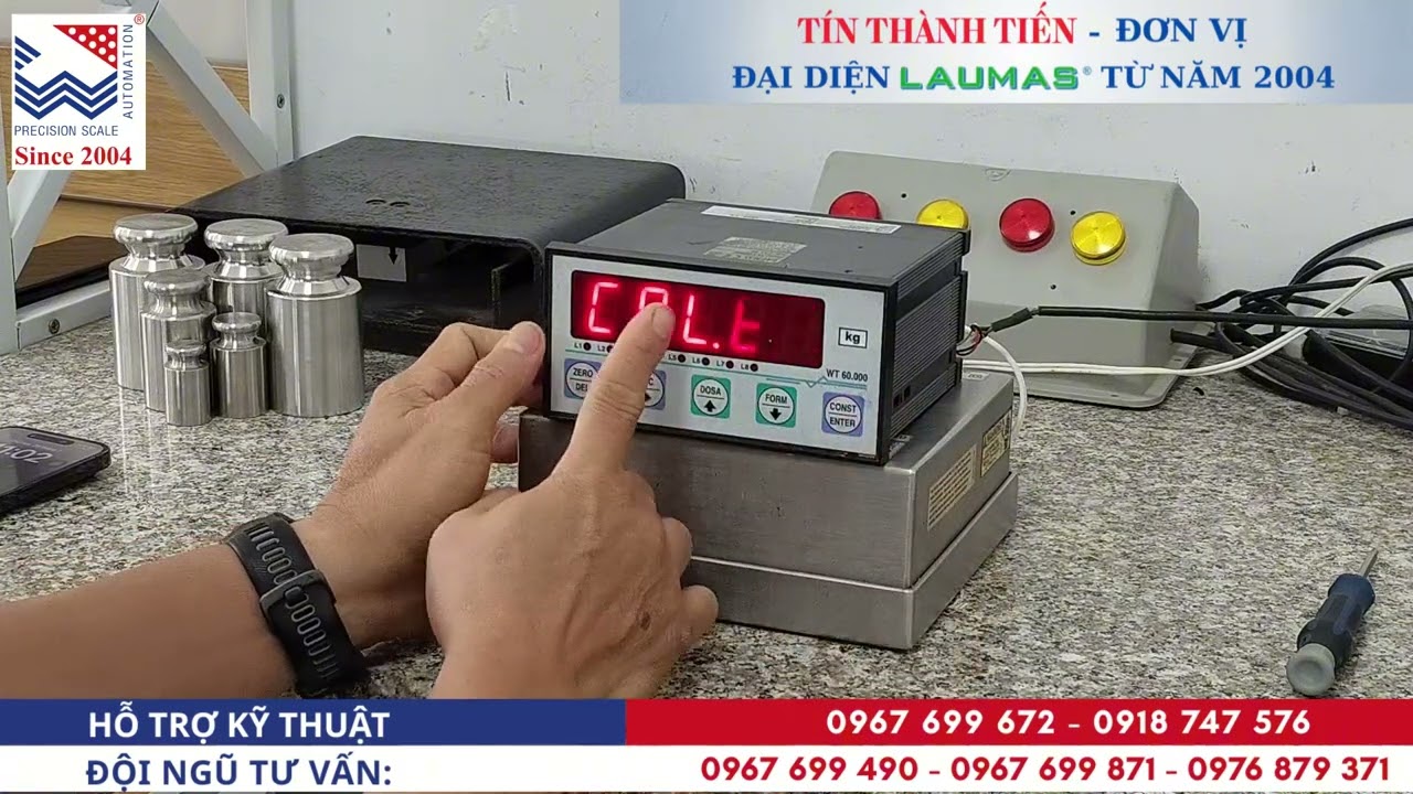 Hướng Dẫn Calib Đầu Cân WT60 Cho Cân Đóng Bao Từ 20Kg - 50Kg | TÍN THÀNH TIẾN