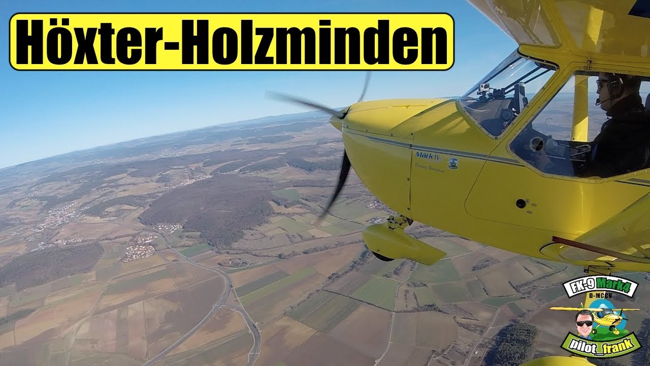 Höxter-Holzminden | Ultraleichtflugzeug | FK9 | EDVI - EDFD | pilotlife
