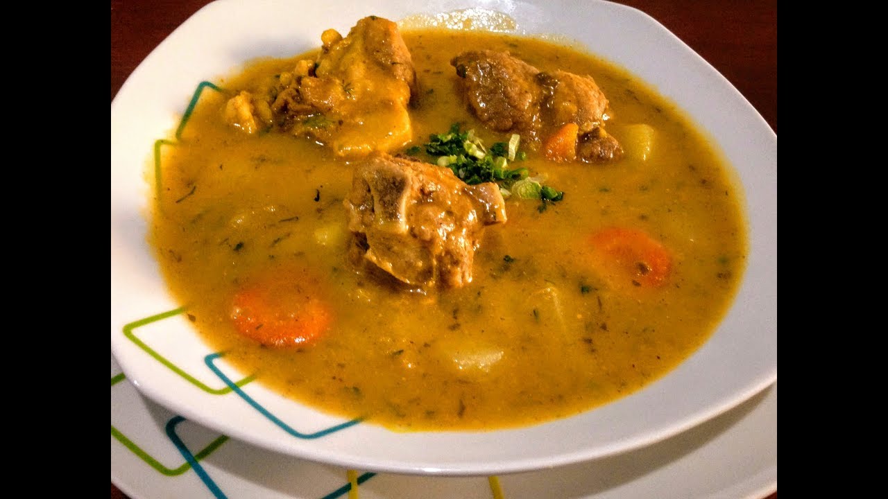 Sopa de harina de alverjas con cerdo🇪🇨🇪🇨