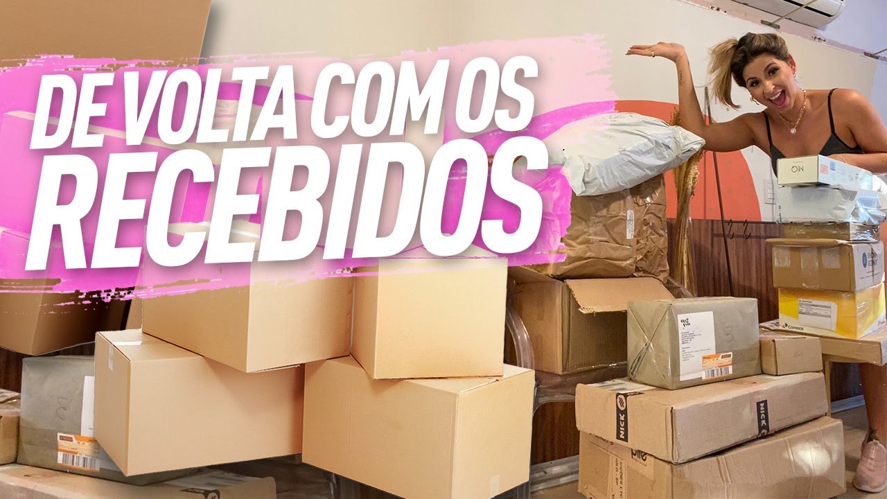 QUANTA COISA! 😱 RECEBIDOS de um dia!